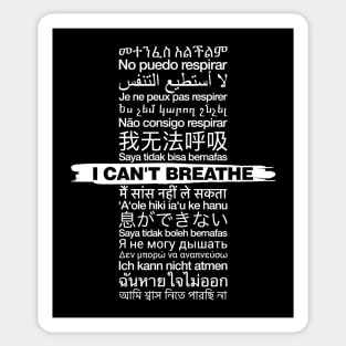 I Can't Breathe - Around the World Sticker